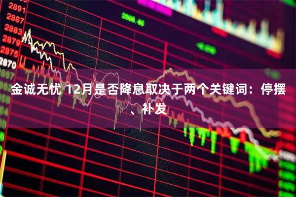 金诚无忧 12月是否降息取决于两个关键词：停摆、补发