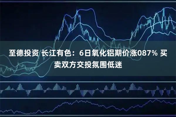 至德投资 长江有色：6日氧化铝期价涨087% 买卖双方交投氛围低迷